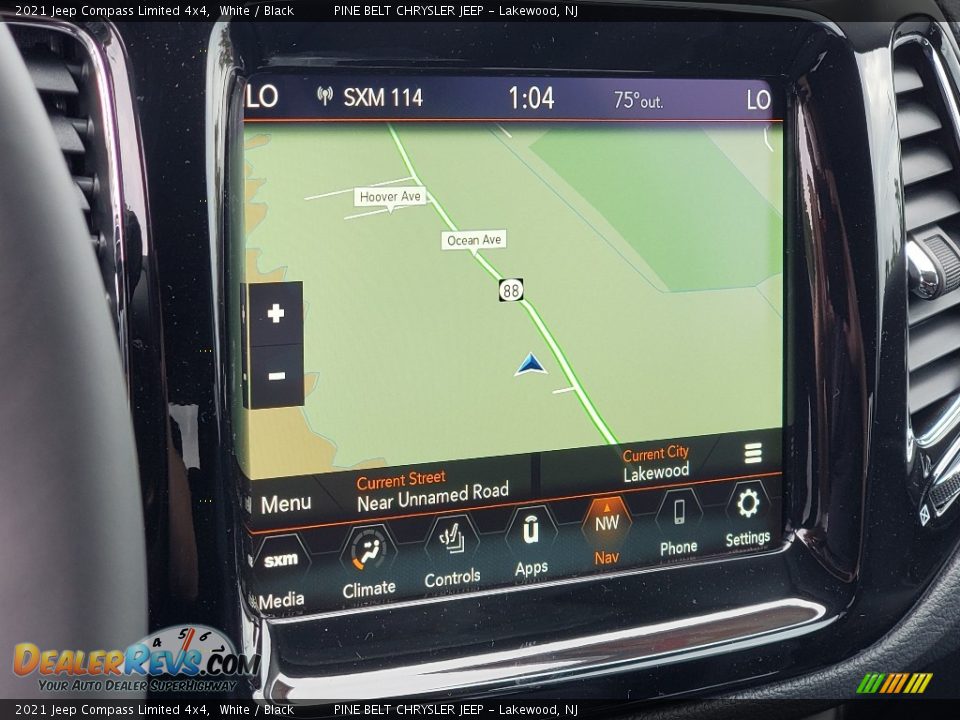 Navigation of 2021 Jeep Compass Limited 4x4 Photo #14