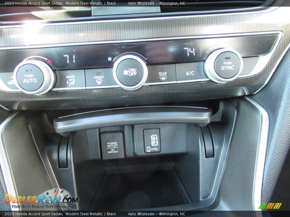 2020 Honda Accord Sport Sedan Modern Steel Metallic / Black Photo #19
