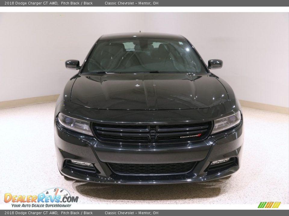 2018 Dodge Charger GT AWD Pitch Black / Black Photo #2
