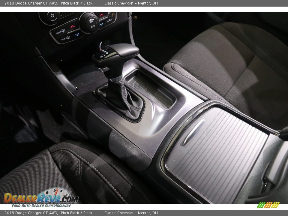 2018 Dodge Charger GT AWD Pitch Black / Black Photo #12