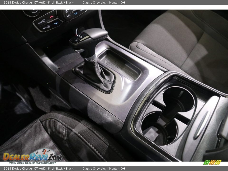 2018 Dodge Charger GT AWD Pitch Black / Black Photo #13