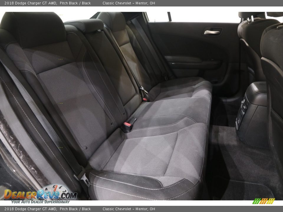 2018 Dodge Charger GT AWD Pitch Black / Black Photo #15