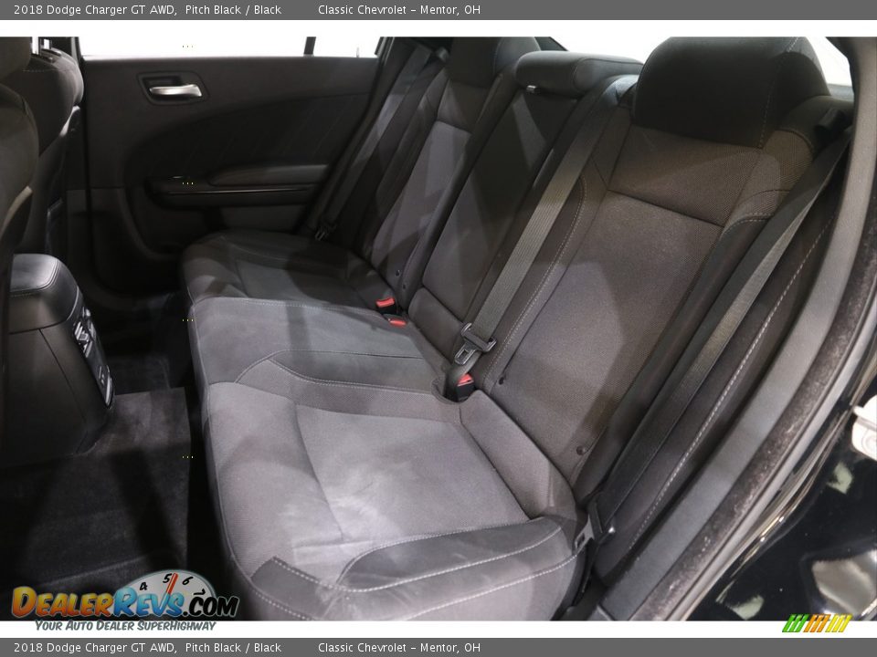 2018 Dodge Charger GT AWD Pitch Black / Black Photo #16
