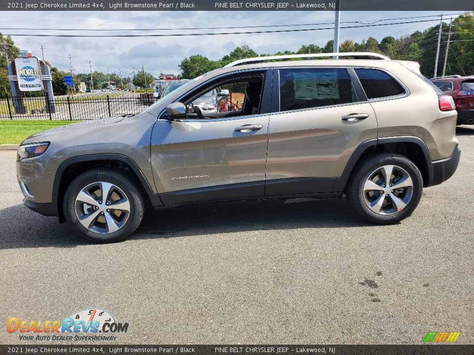 Light Brownstone Pearl 2021 Jeep Cherokee Limited 4x4 Photo #4