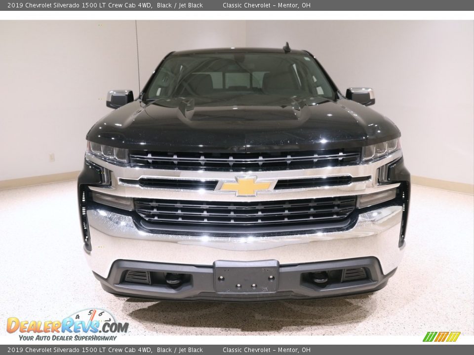 2019 Chevrolet Silverado 1500 LT Crew Cab 4WD Black / Jet Black Photo #2