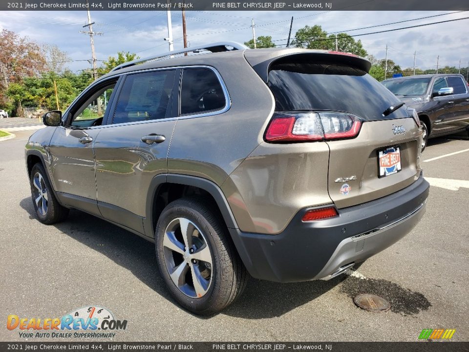 2021 Jeep Cherokee Limited 4x4 Light Brownstone Pearl / Black Photo #6