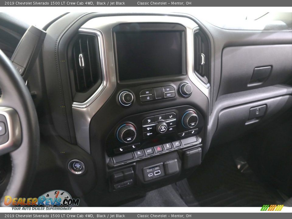 2019 Chevrolet Silverado 1500 LT Crew Cab 4WD Black / Jet Black Photo #8