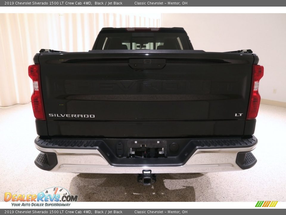 2019 Chevrolet Silverado 1500 LT Crew Cab 4WD Black / Jet Black Photo #22