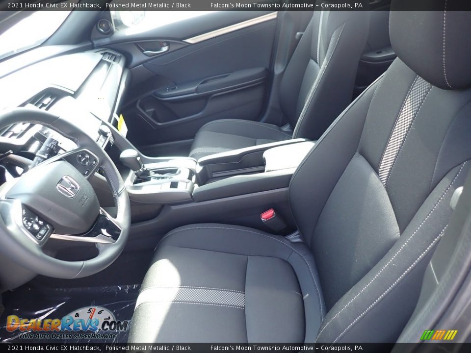 Front Seat of 2021 Honda Civic EX Hatchback Photo #8