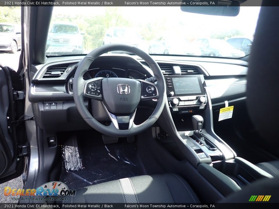 Dashboard of 2021 Honda Civic EX Hatchback Photo #10