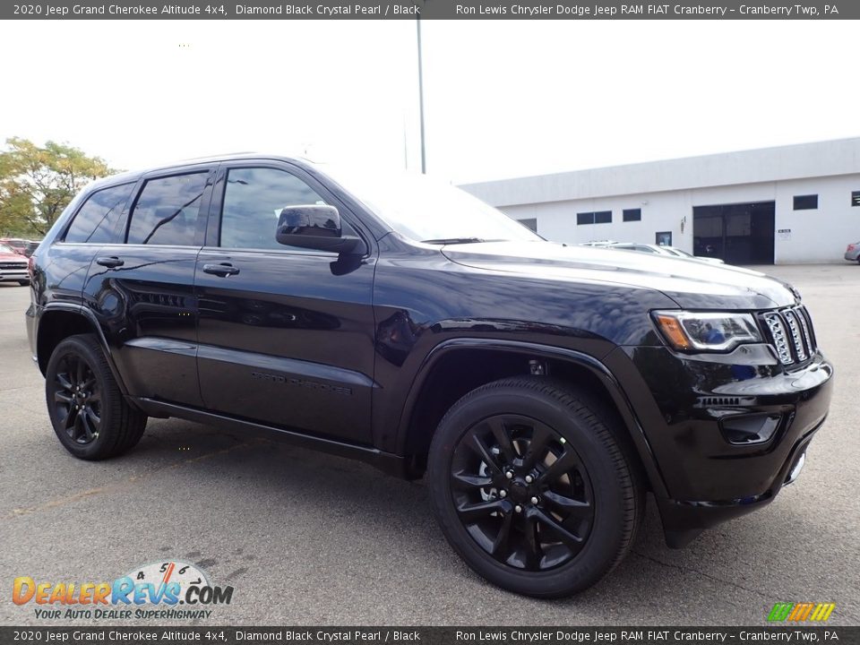 2020 Jeep Grand Cherokee Altitude 4x4 Diamond Black Crystal Pearl / Black Photo #3