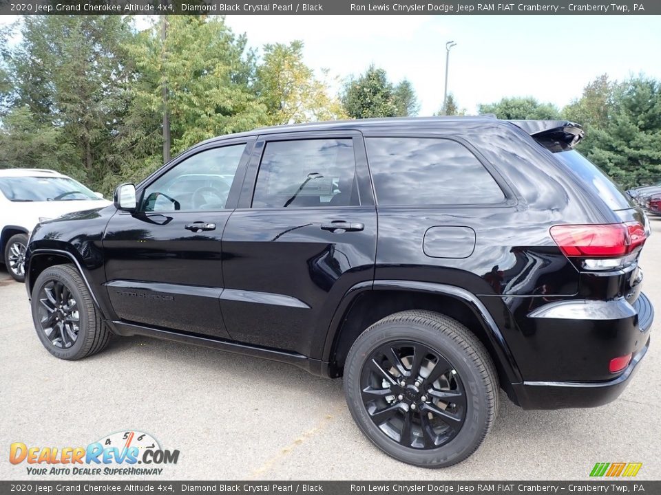 2020 Jeep Grand Cherokee Altitude 4x4 Diamond Black Crystal Pearl / Black Photo #8