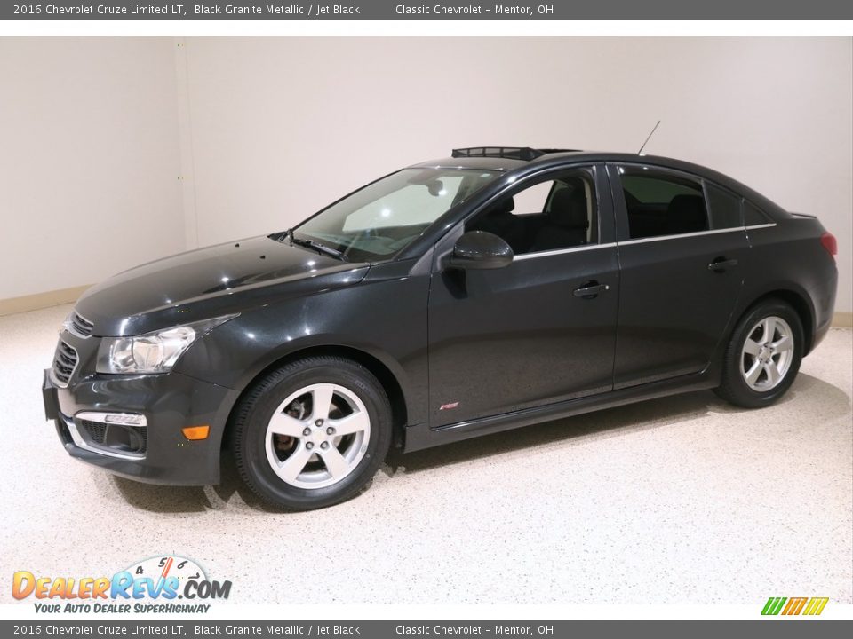 2016 Chevrolet Cruze Limited LT Black Granite Metallic / Jet Black Photo #3