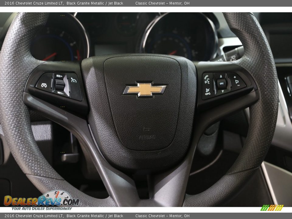 2016 Chevrolet Cruze Limited LT Black Granite Metallic / Jet Black Photo #7