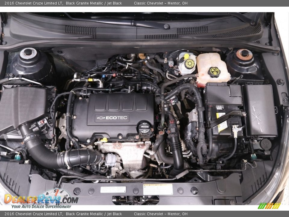 2016 Chevrolet Cruze Limited LT Black Granite Metallic / Jet Black Photo #19