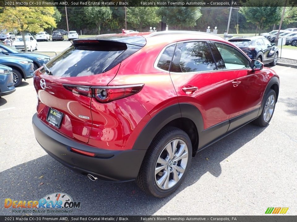 2021 Mazda CX-30 Premium AWD Soul Red Crystal Metallic / Black Photo #2