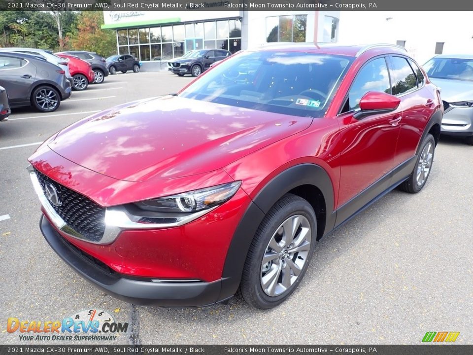 2021 Mazda CX-30 Premium AWD Soul Red Crystal Metallic / Black Photo #5