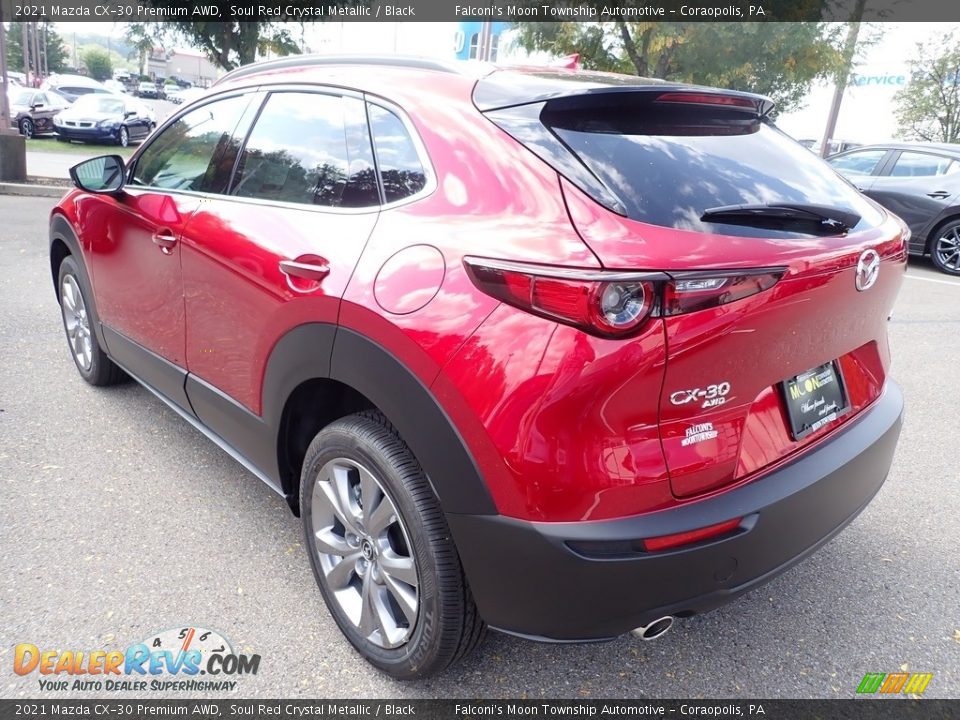 2021 Mazda CX-30 Premium AWD Soul Red Crystal Metallic / Black Photo #6