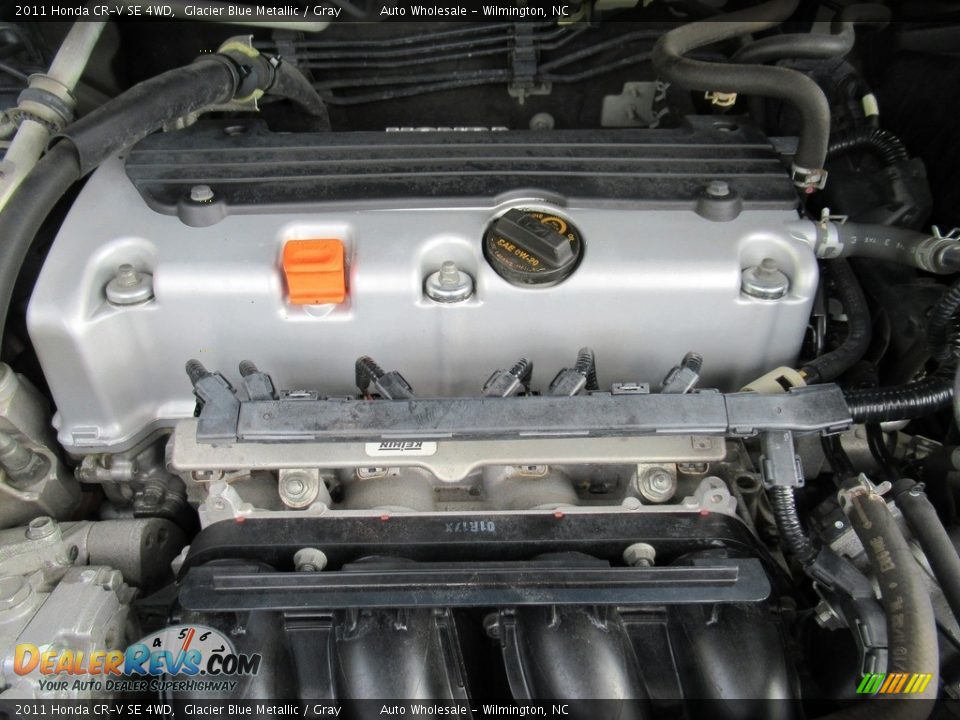2011 Honda CR-V SE 4WD Glacier Blue Metallic / Gray Photo #6