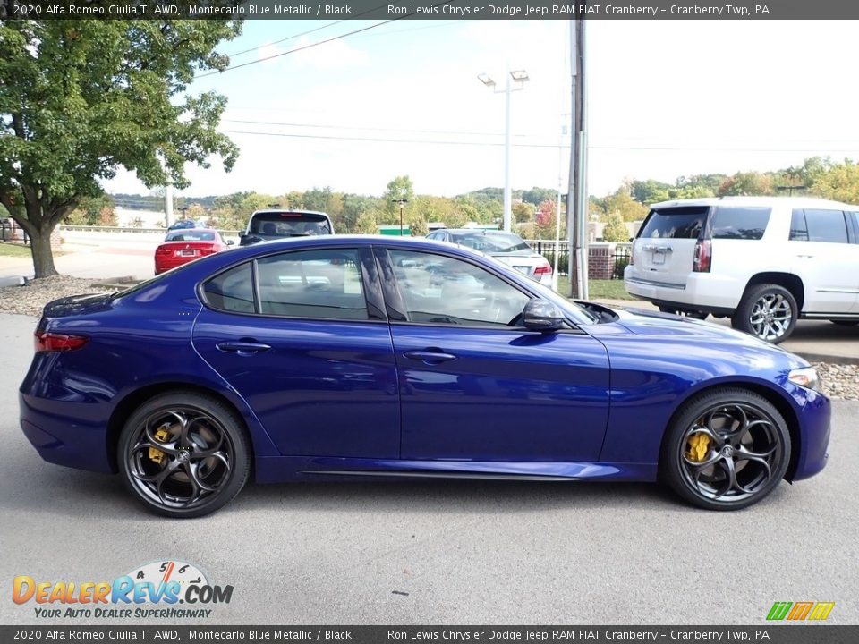 Montecarlo Blue Metallic 2020 Alfa Romeo Giulia TI AWD Photo #4