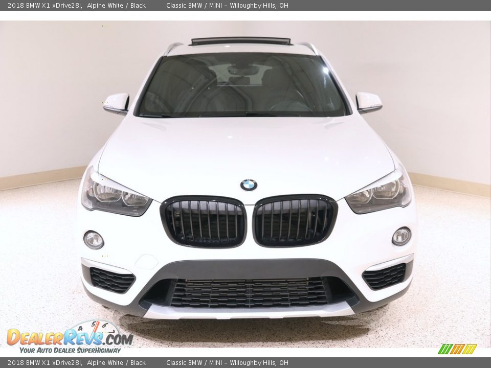 2018 BMW X1 xDrive28i Alpine White / Black Photo #2