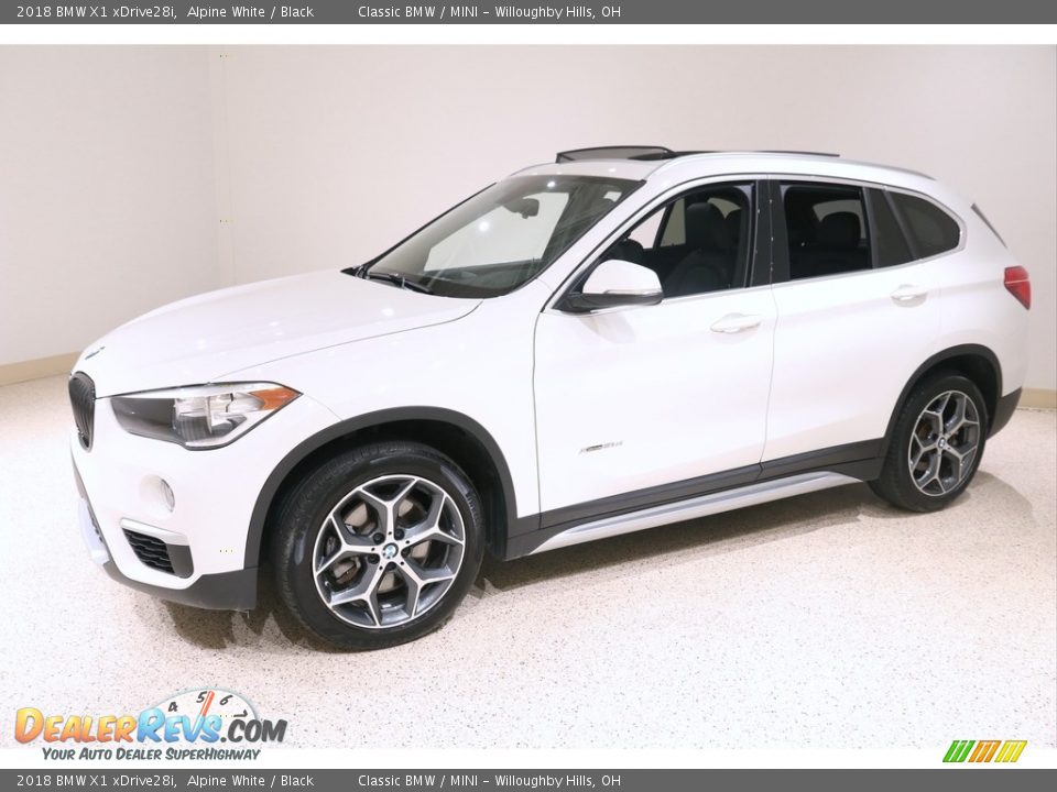 2018 BMW X1 xDrive28i Alpine White / Black Photo #3