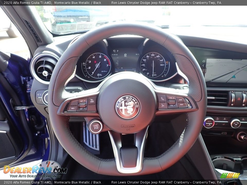 2020 Alfa Romeo Giulia TI AWD Steering Wheel Photo #16
