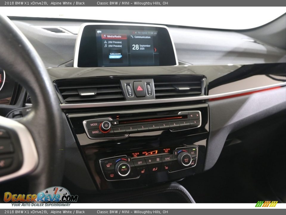 2018 BMW X1 xDrive28i Alpine White / Black Photo #9