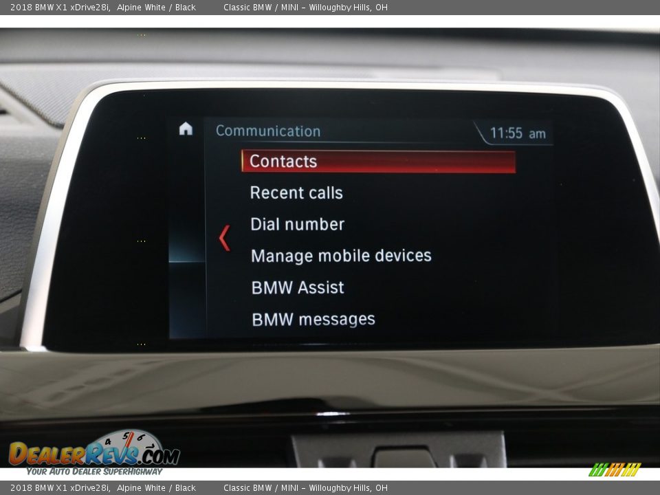 2018 BMW X1 xDrive28i Alpine White / Black Photo #13