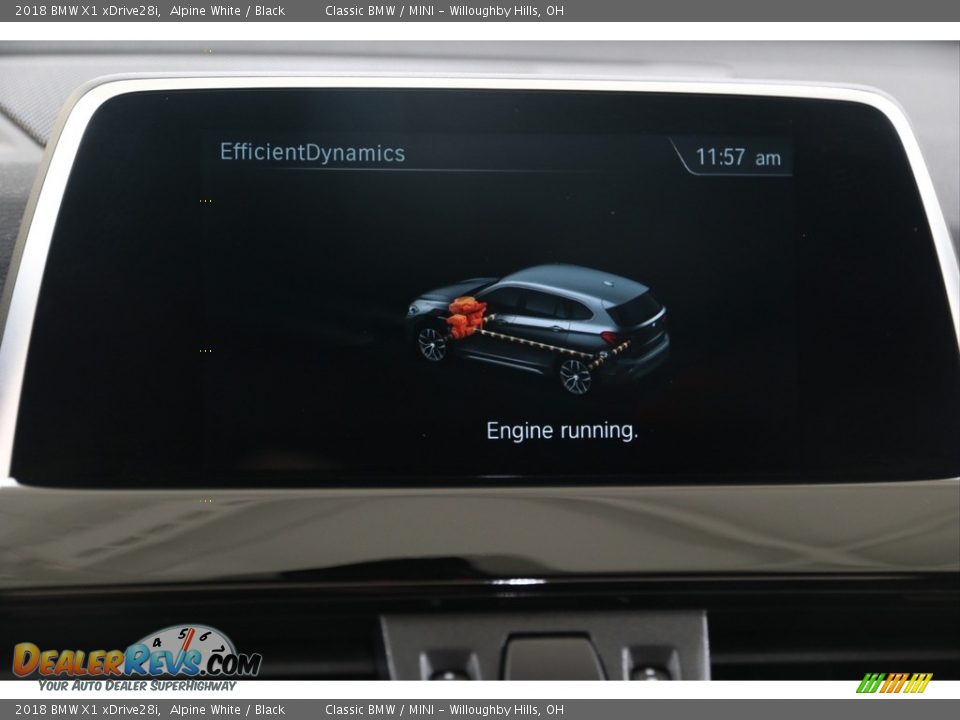 2018 BMW X1 xDrive28i Alpine White / Black Photo #18