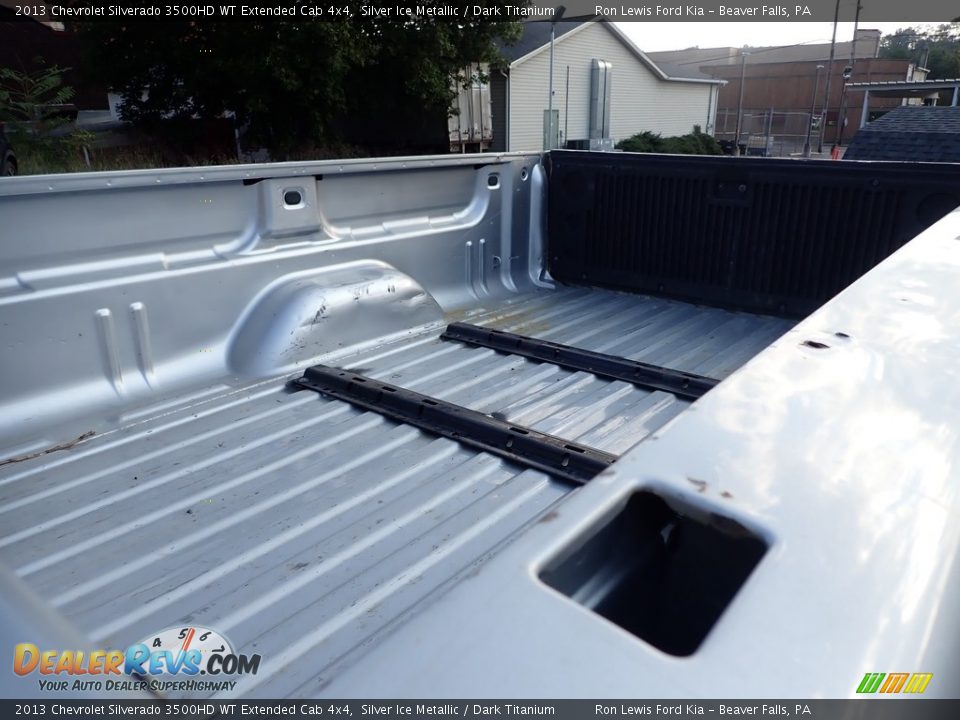 2013 Chevrolet Silverado 3500HD WT Extended Cab 4x4 Silver Ice Metallic / Dark Titanium Photo #6