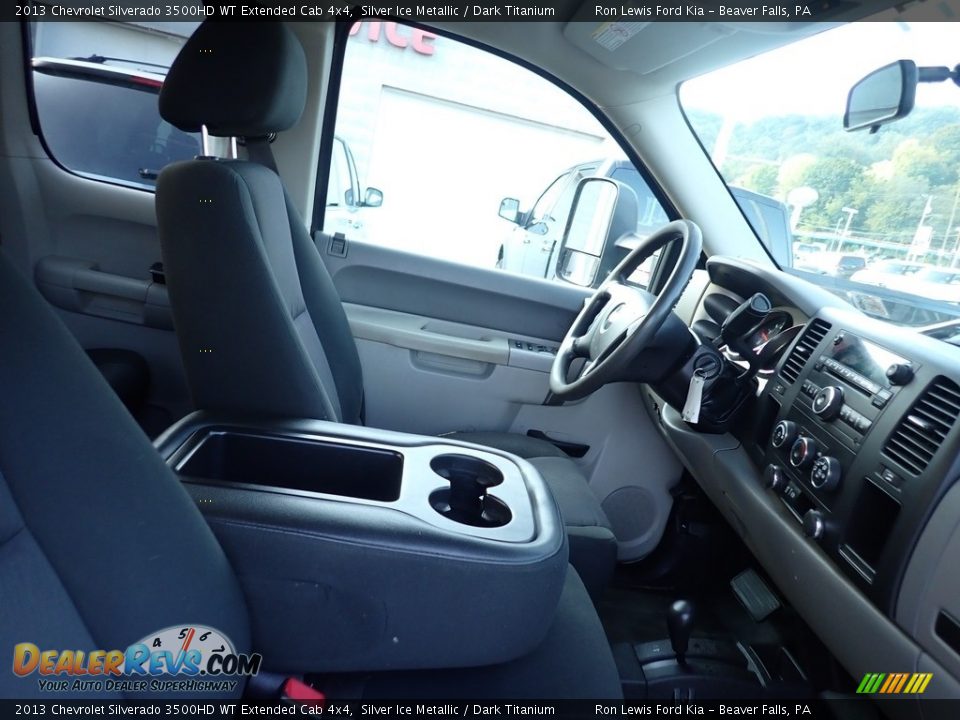2013 Chevrolet Silverado 3500HD WT Extended Cab 4x4 Silver Ice Metallic / Dark Titanium Photo #9