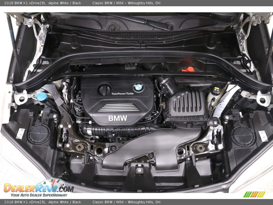 2018 BMW X1 xDrive28i Alpine White / Black Photo #26