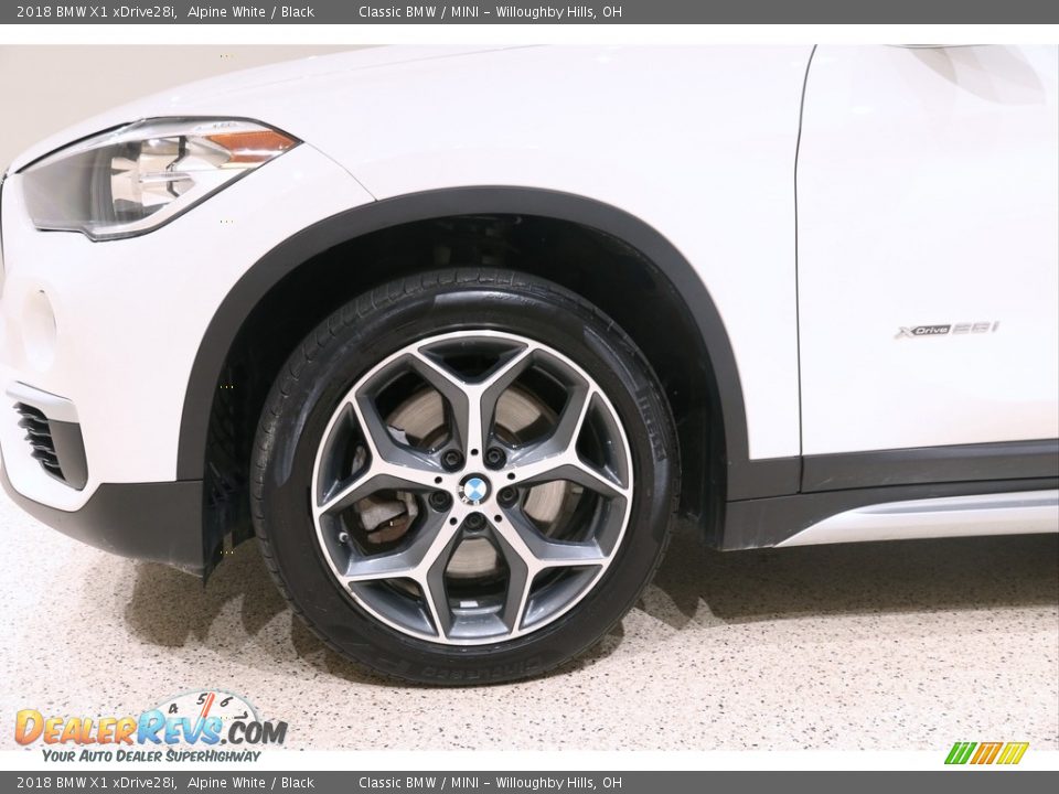 2018 BMW X1 xDrive28i Alpine White / Black Photo #27