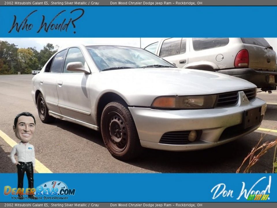 2002 Mitsubishi Galant ES Sterling Silver Metallic / Gray Photo #1