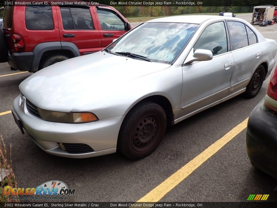 2002 Mitsubishi Galant ES Sterling Silver Metallic / Gray Photo #5