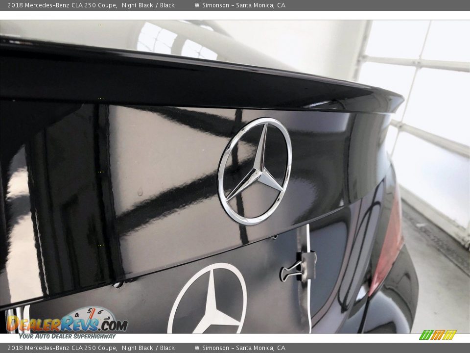 2018 Mercedes-Benz CLA 250 Coupe Night Black / Black Photo #7