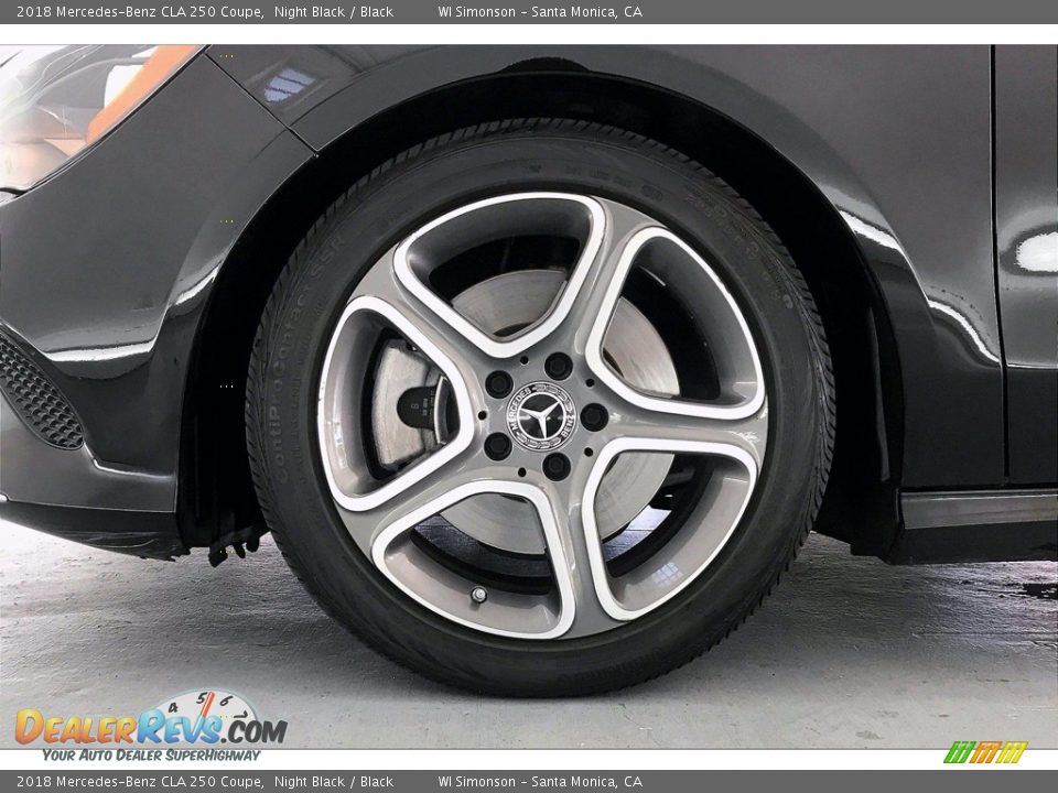 2018 Mercedes-Benz CLA 250 Coupe Night Black / Black Photo #8