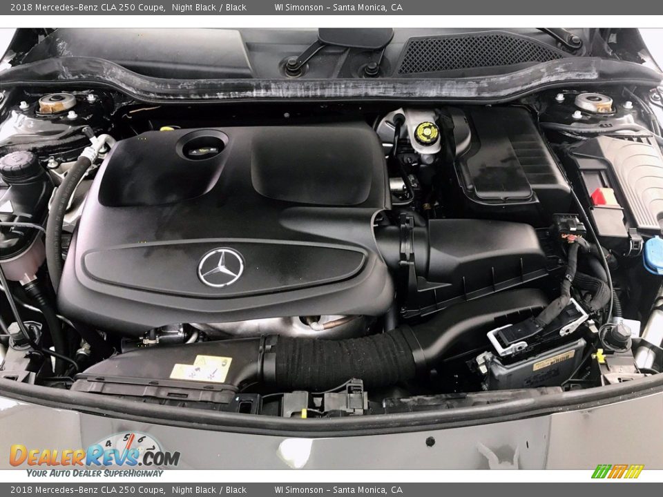 2018 Mercedes-Benz CLA 250 Coupe Night Black / Black Photo #9