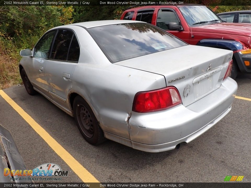 2002 Mitsubishi Galant ES Sterling Silver Metallic / Gray Photo #12