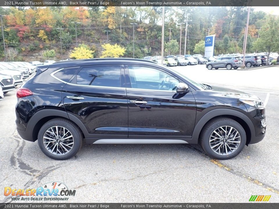 2021 Hyundai Tucson Ulitimate AWD Black Noir Pearl / Beige Photo #1