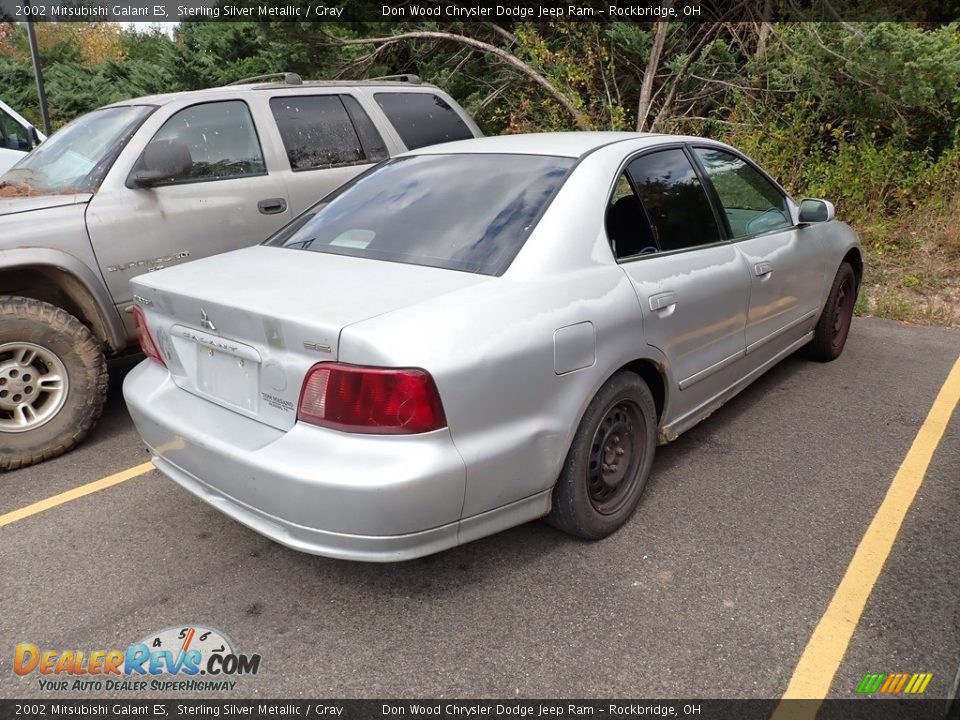 2002 Mitsubishi Galant ES Sterling Silver Metallic / Gray Photo #14