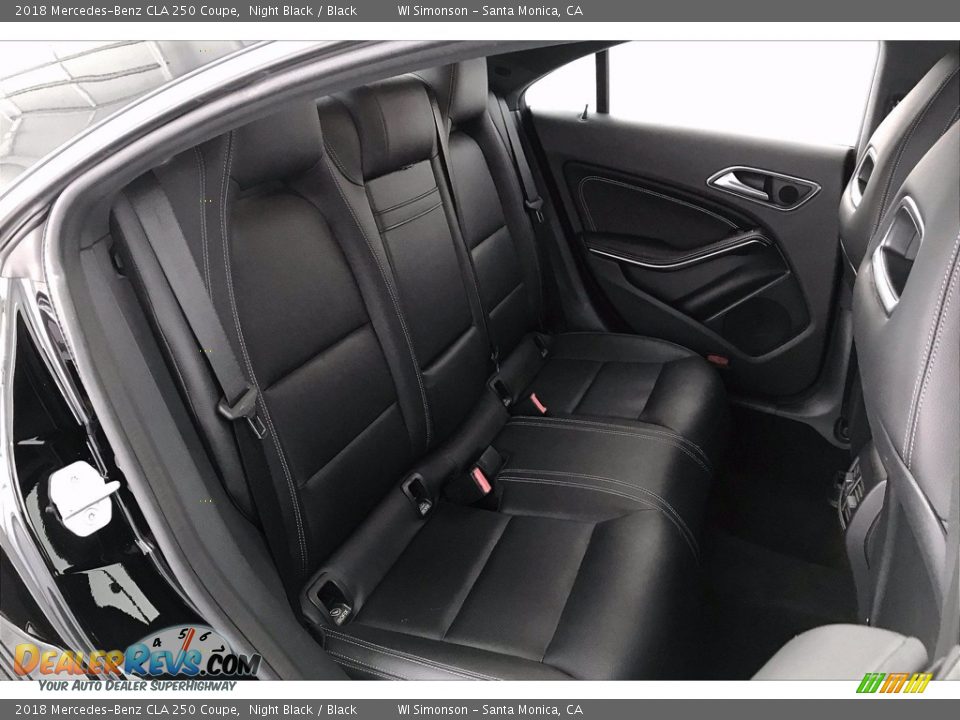 2018 Mercedes-Benz CLA 250 Coupe Night Black / Black Photo #13