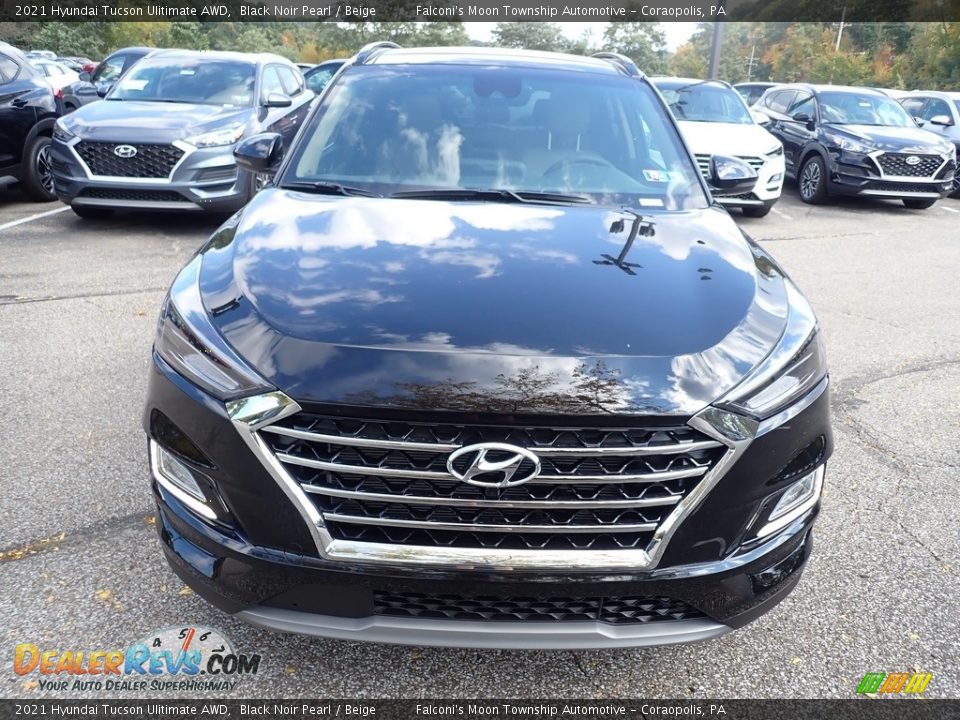 2021 Hyundai Tucson Ulitimate AWD Black Noir Pearl / Beige Photo #4