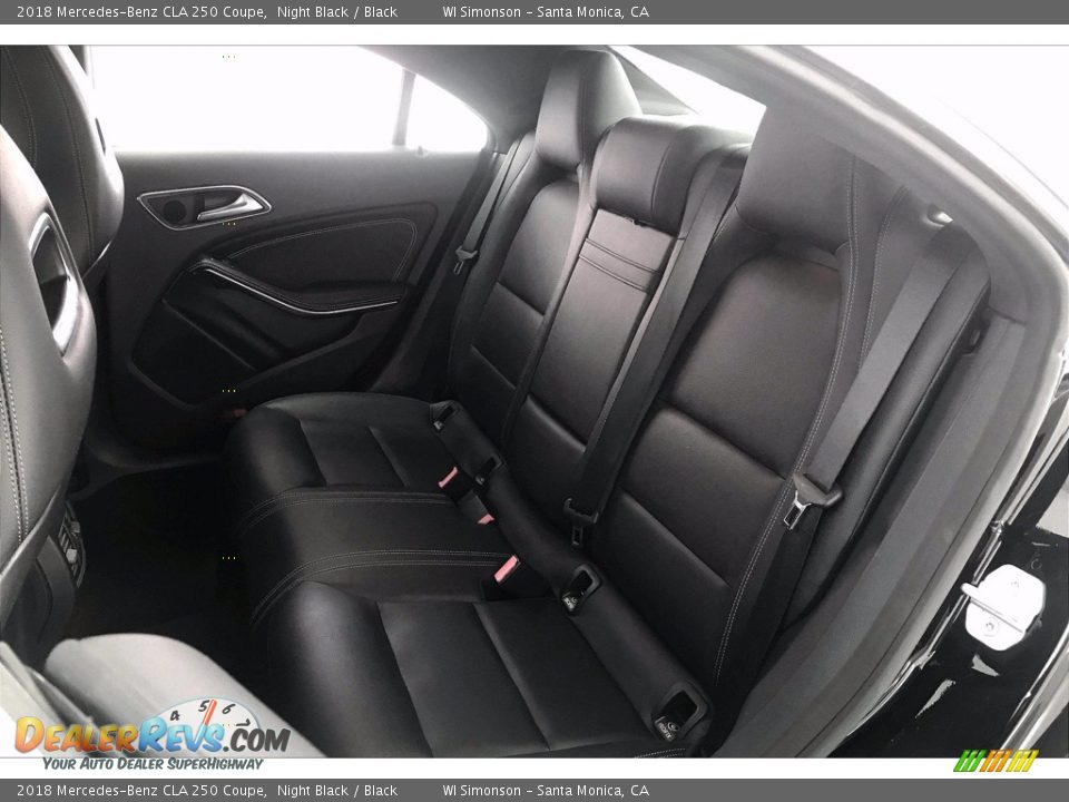 2018 Mercedes-Benz CLA 250 Coupe Night Black / Black Photo #15