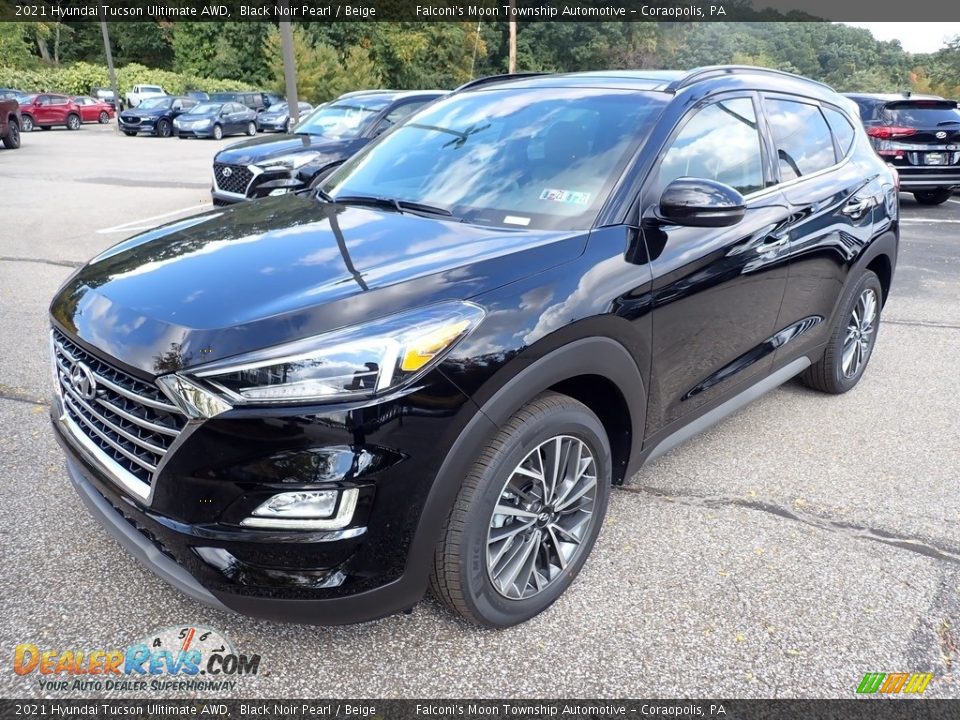 2021 Hyundai Tucson Ulitimate AWD Black Noir Pearl / Beige Photo #5