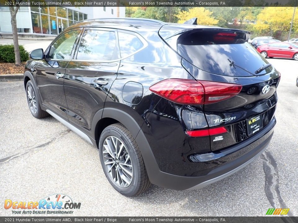 2021 Hyundai Tucson Ulitimate AWD Black Noir Pearl / Beige Photo #6