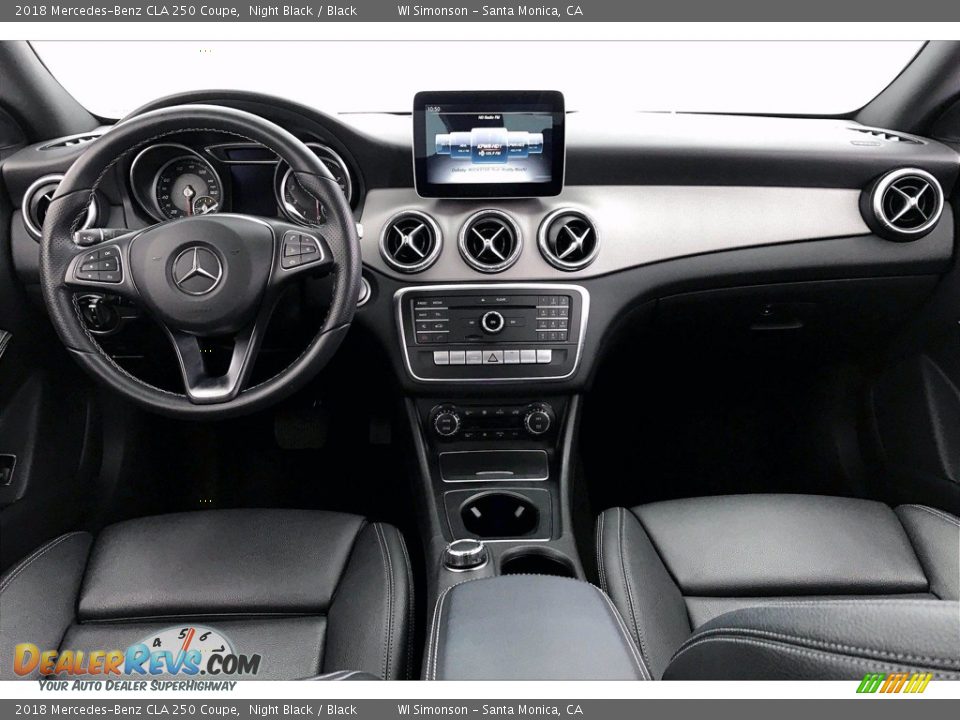 2018 Mercedes-Benz CLA 250 Coupe Night Black / Black Photo #17