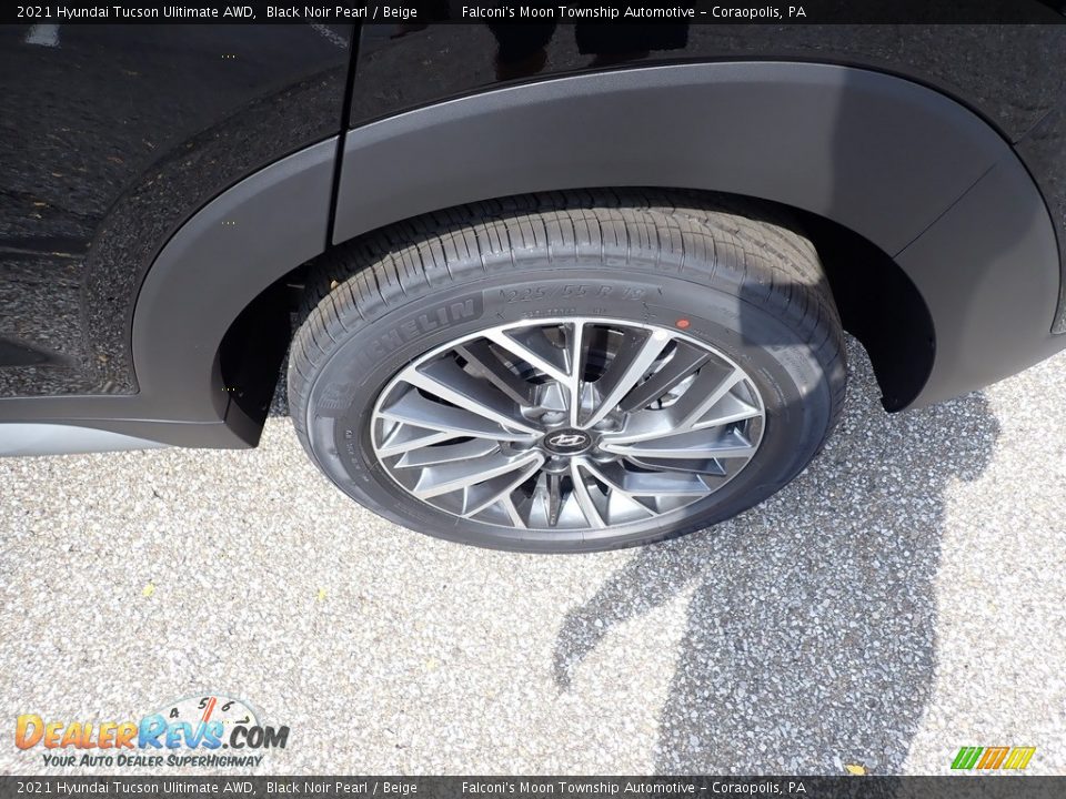 2021 Hyundai Tucson Ulitimate AWD Black Noir Pearl / Beige Photo #7
