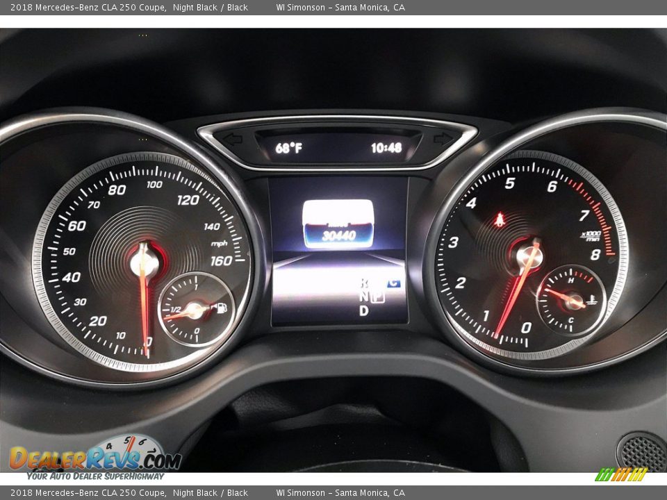 2018 Mercedes-Benz CLA 250 Coupe Night Black / Black Photo #20